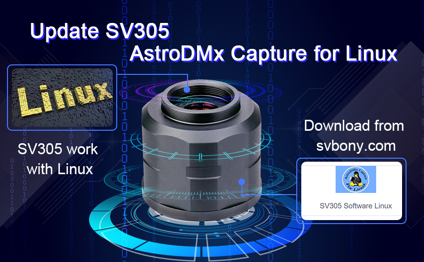 Update SV305 Camera with AstroDMx Capture for Linux